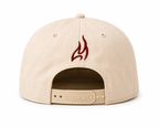 His Mercy - Premium Cream Red Snapback Hat