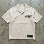 King’s Work - Premium Cream Button-Up Shirt