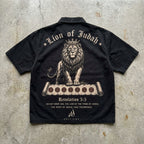 Judah Triumph - Premium Washed Black Work Shirt