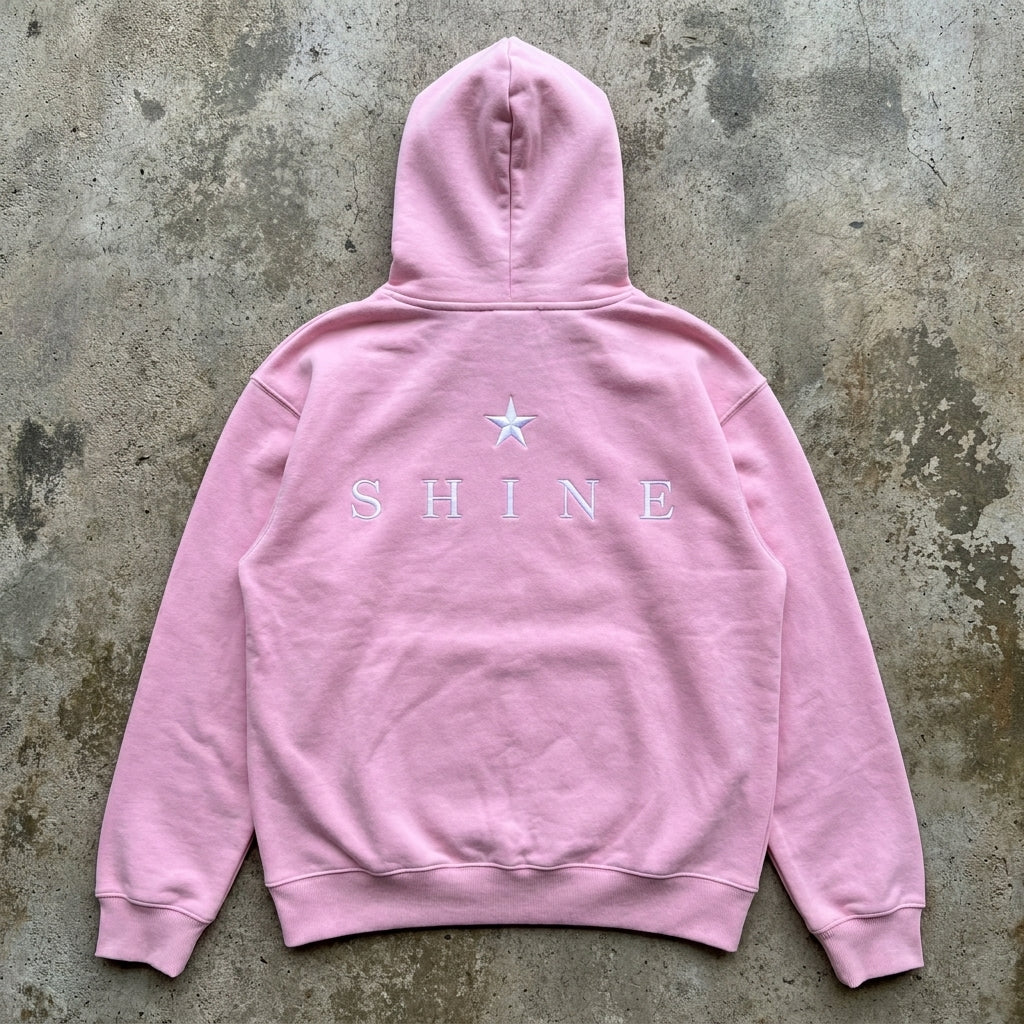 Shine Bright - Premium Pink Hoodie Set