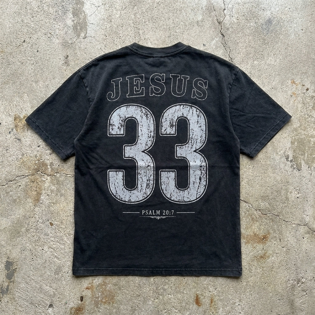 Trust 33 - Vintage Black Graphic Tee