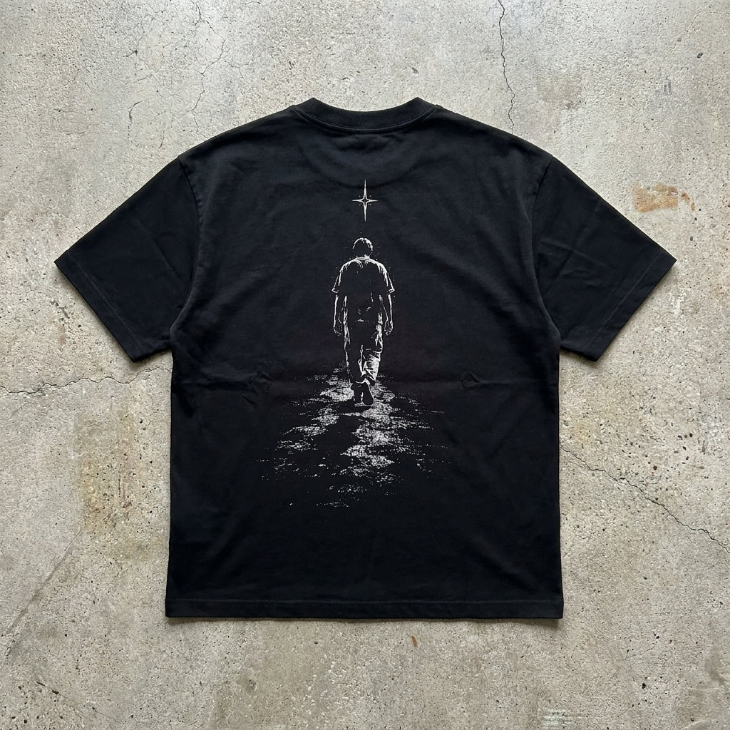 Faith Walk - Black Script Graphic Tee