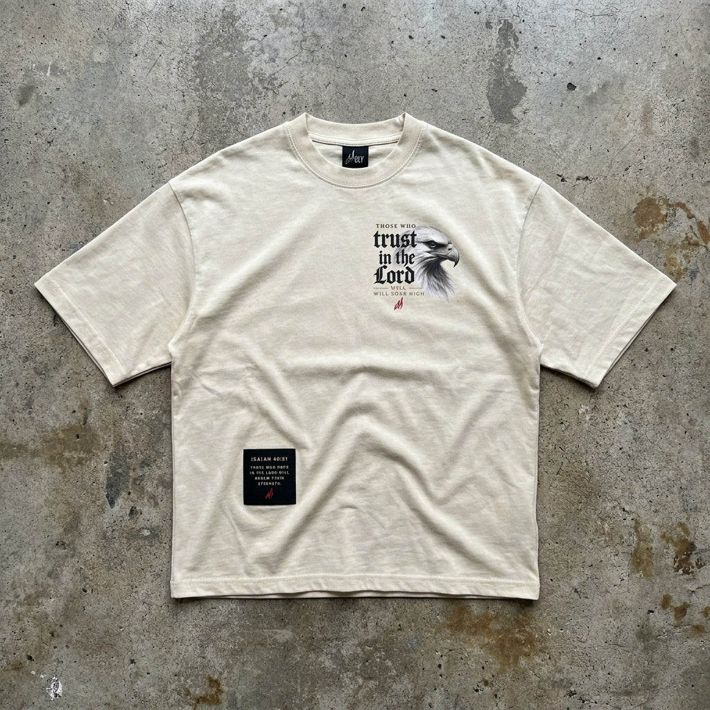 Trust in the Lord - Heavyweight Oversized T-Shirt