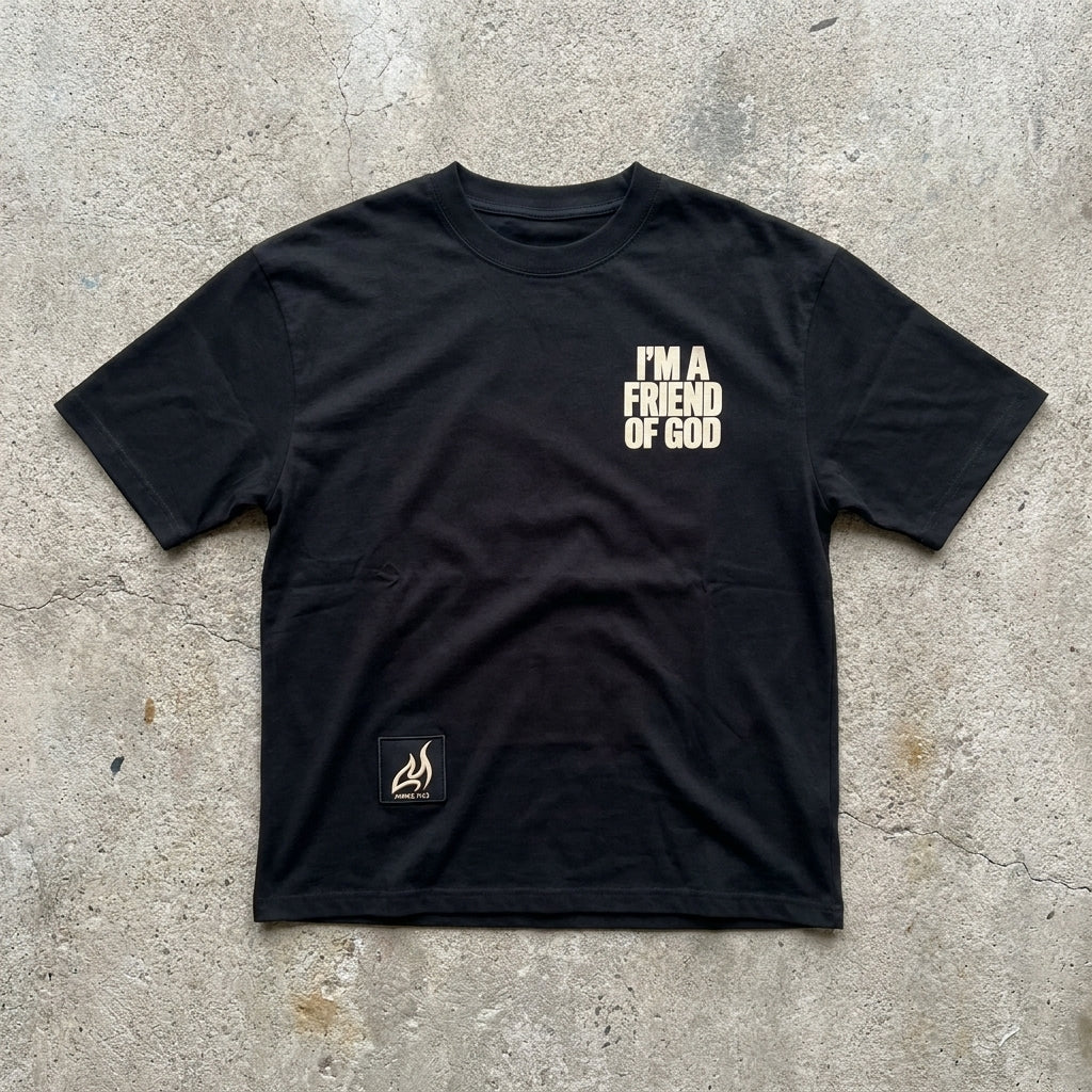 I’m a Friend of God - Heavyweight Boxy Oversized T-Shirt