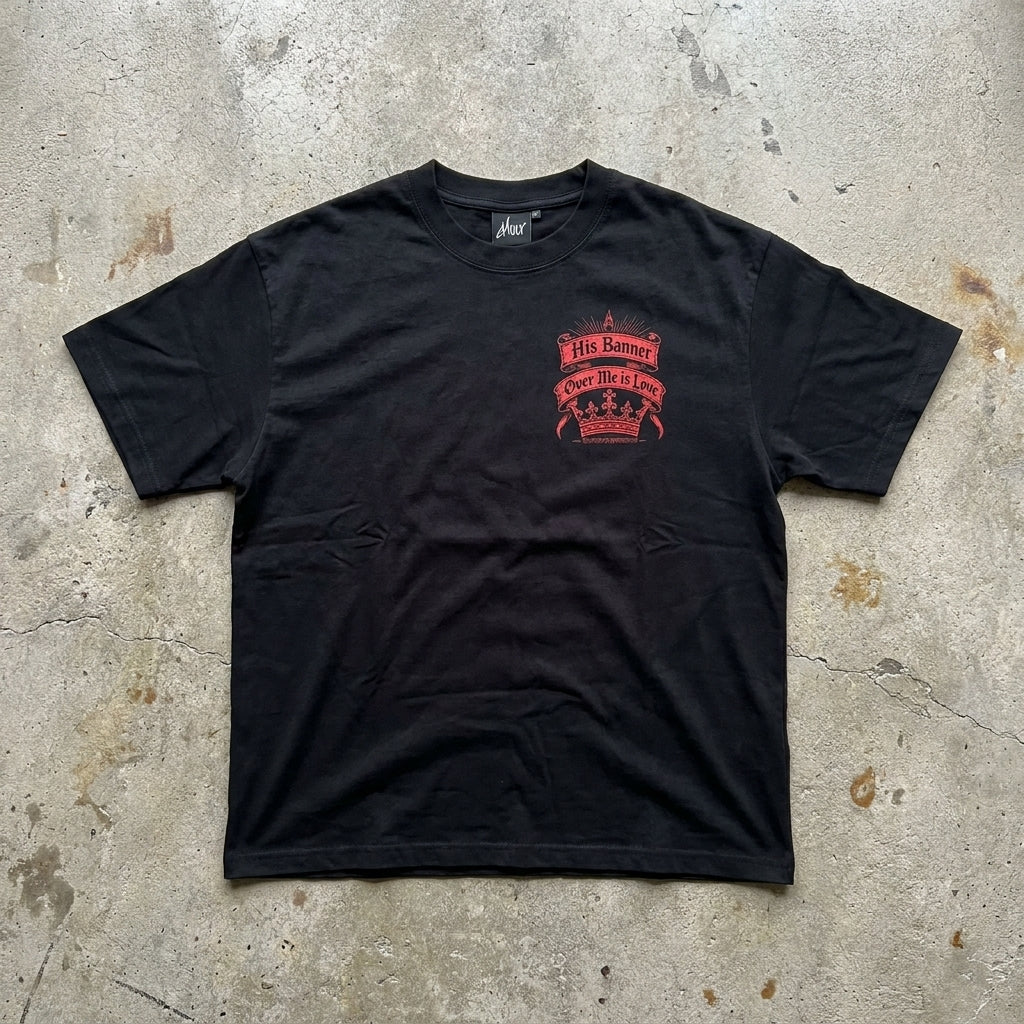 His Banner Over Me Is Love - Essential Cotton T-Shirt