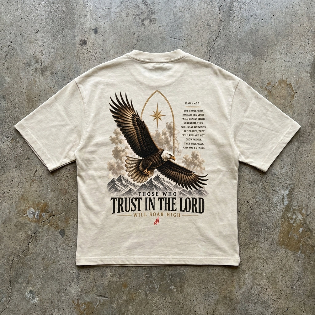 Trust in the Lord - Heavyweight Oversized T-Shirt