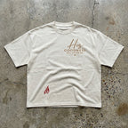 His Goodness Will Follow Me - Heavyweight Boxy Oversized T-Shirt