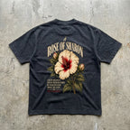 Rose of Sharon Vintage Washed - Heavyweight Frayed T-Shirt